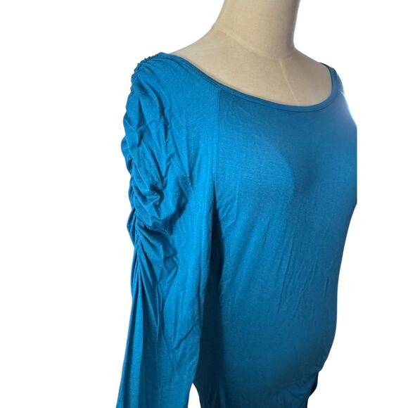 "VENUS" Jersey Summer Suit Cover Up Ruched Sleeves and Dress Size M Lightweight - Picture 2 of 10